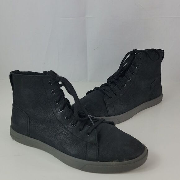 UGG Steiner Hi Top Suede Leather Men's Boots - Picture 3 of 14